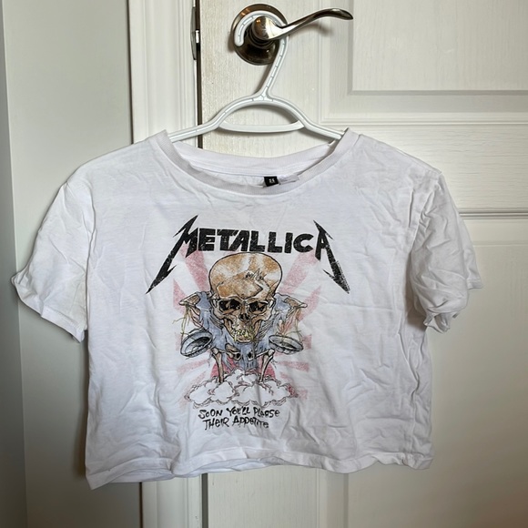 Crop top metallica - Picture 1 of 1